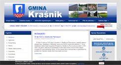 Desktop Screenshot of gminakrasnik.pl