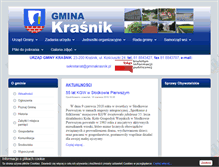 Tablet Screenshot of gminakrasnik.pl